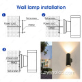 Fence Porch Outdoor Fence LED Wall Stackt Light